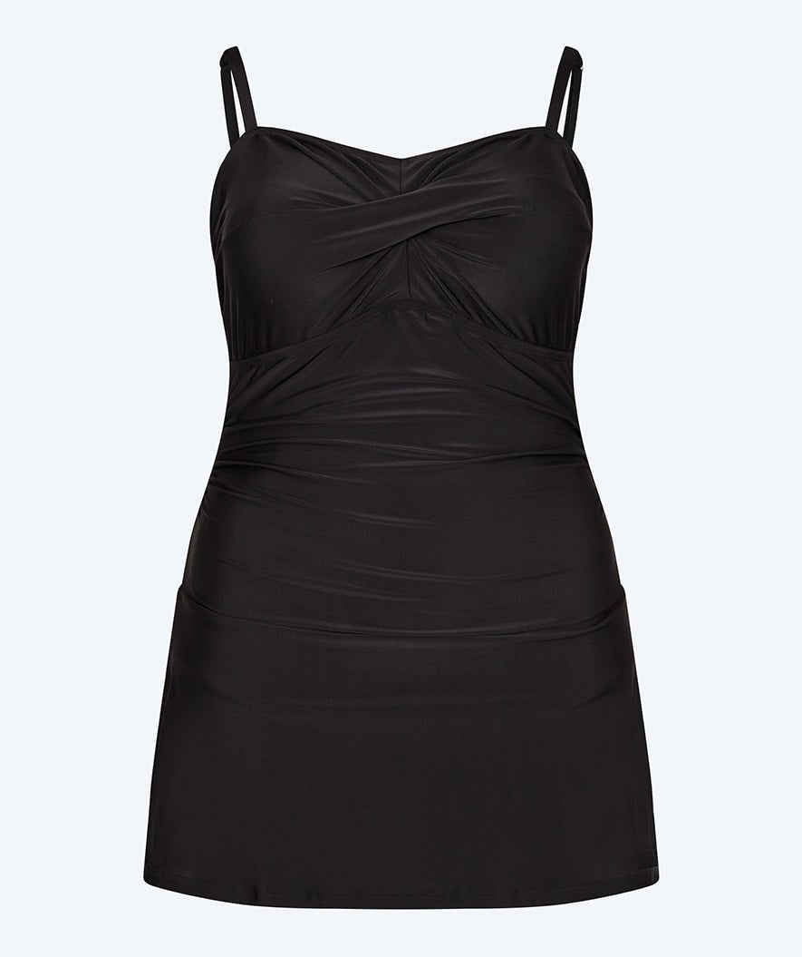 Watery strój kąpielowy ze spódniczką dla kobiet - Lana - Czarny