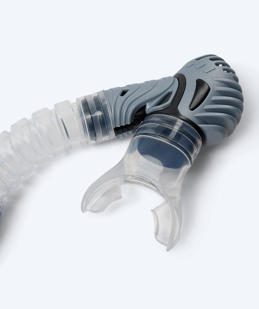 Watery zestaw maska + rurka do snorkelingu dla dorosłych (od 15 lat) - Leach Pro - Niebieski/Żółty