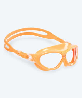 Watery okulary do pływania dla dzieci - Mantis 2.0 - Pomarańczowe/Przezroczyste