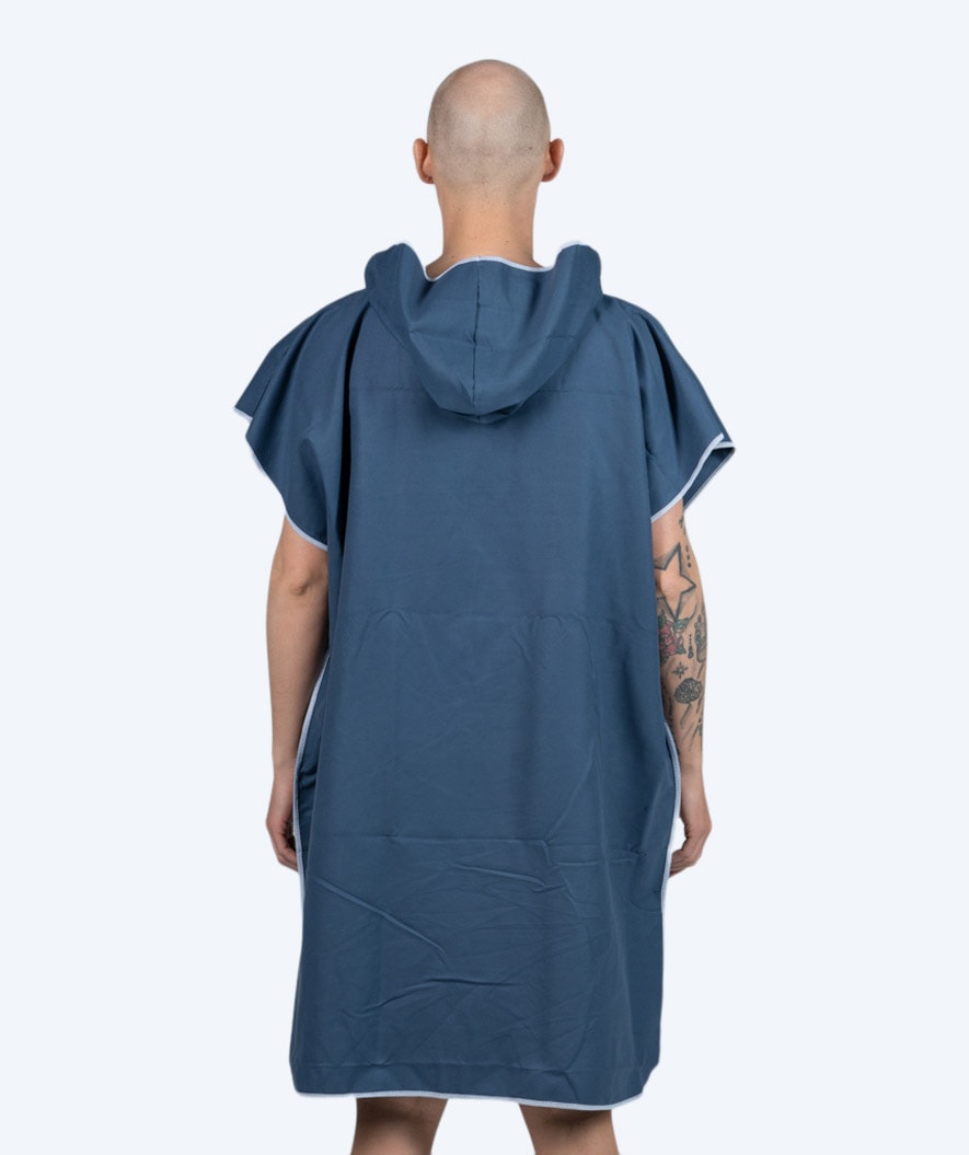 Watery ponczo kąpielowe dla dorosłych - Mikrofibra - Ciemnoniebieski