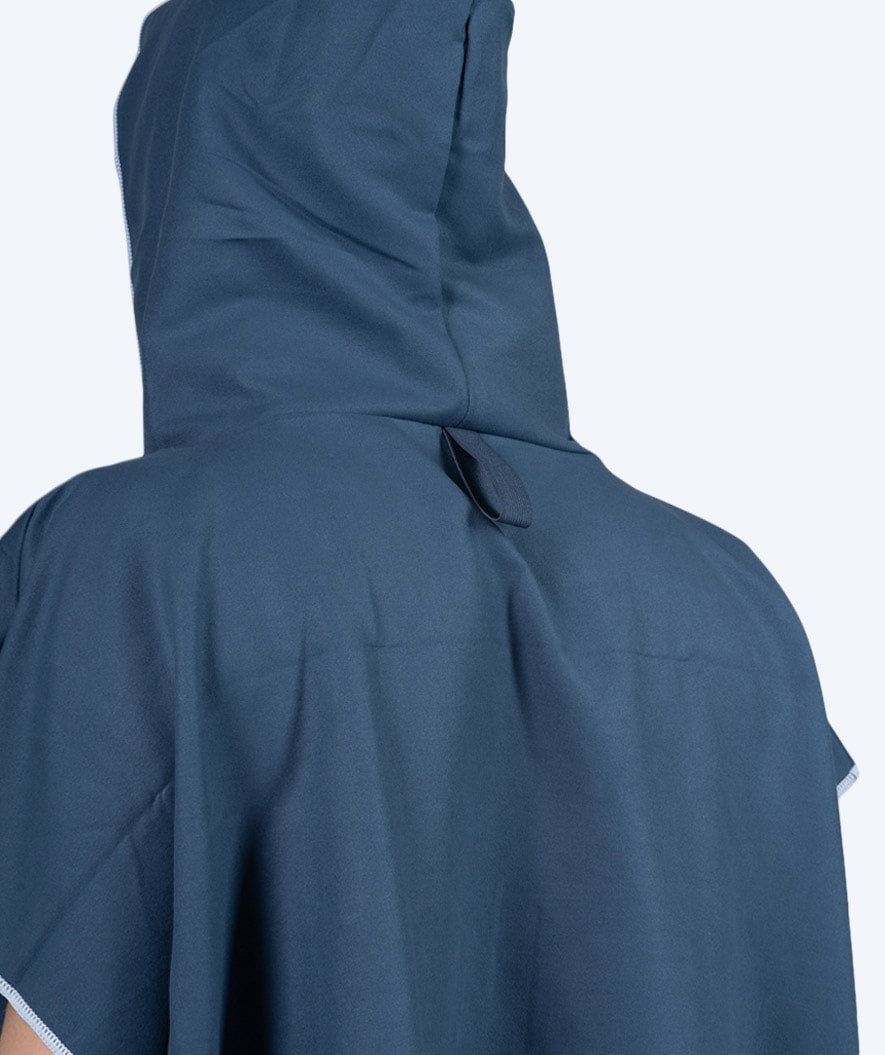 Watery ponczo kąpielowe dla dorosłych - Mikrofibra - Ciemnoniebieski