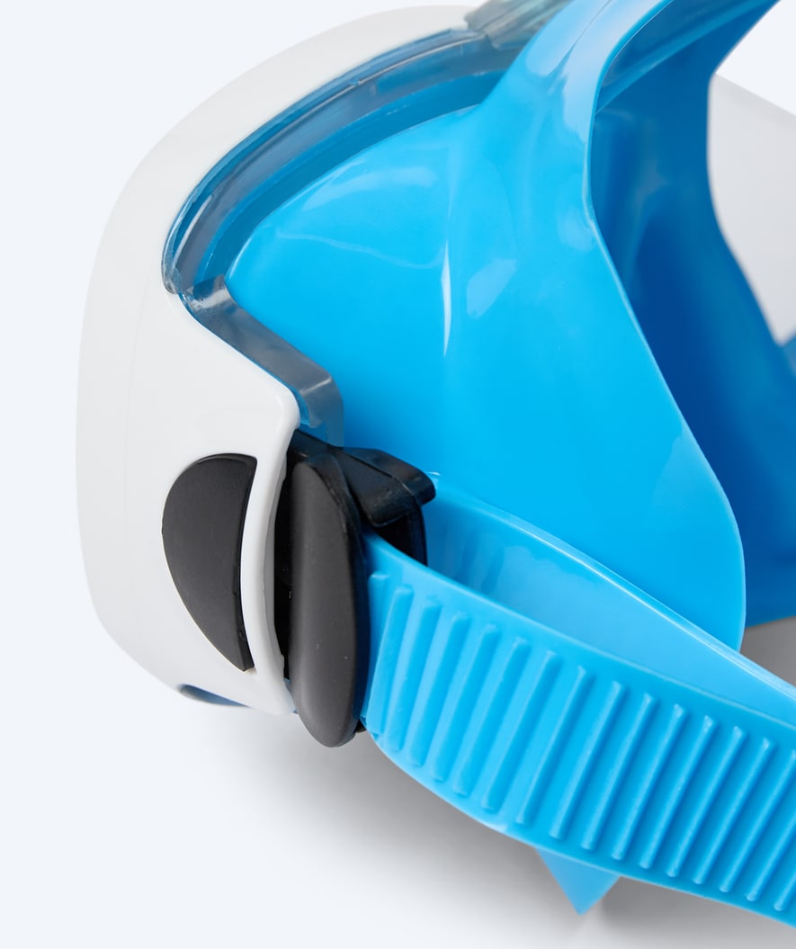 Watery maska do nurkowania dla młodzieży (8-15) - Misu - Niebieska/biała