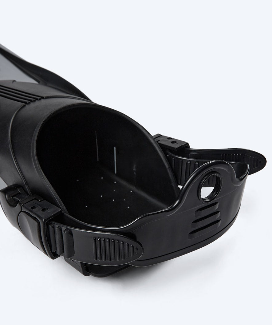 Watery płetwy do nurkowania dla dorosłych - Moonsoon - Szary/czarny