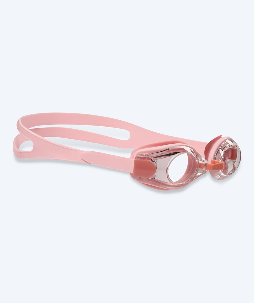 Watery okulary do pływania dla dorosłych krótkowidzów - (-2,0) do (-5,0) - Naida - Różowy