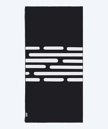 Watery ręcznik z mikrofibry (160 x 80 cm) - Eco Nebraska - Czarny