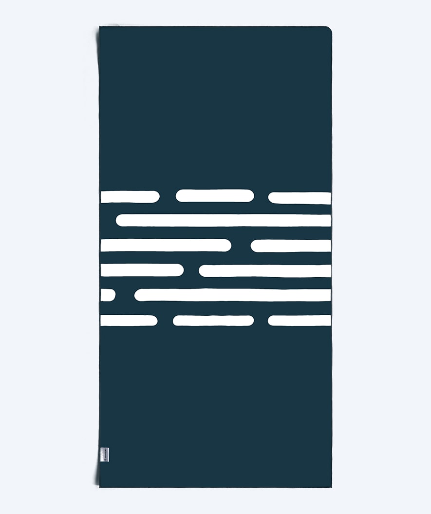 Watery ręcznik z mikrofibry (160 x 80 cm) - Eco Nebraska - Ciemnoniebieski