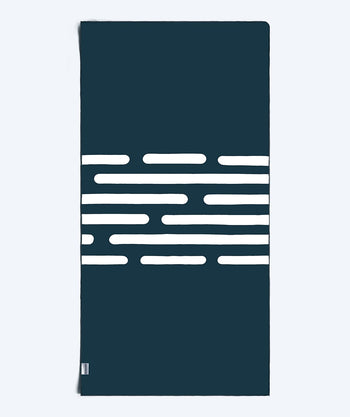 Watery ręcznik z mikrofibry (160 x 80 cm) - Eco Nebraska - Ciemnoniebieski