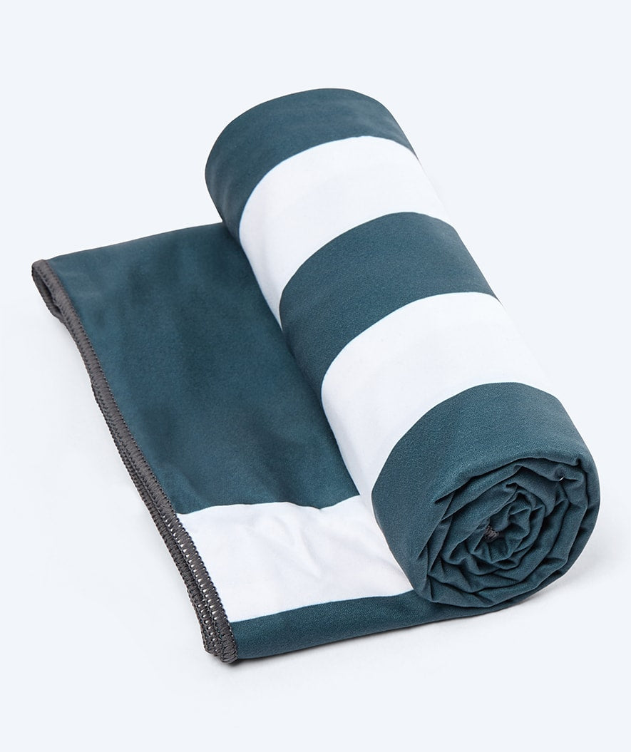 Watery ręcznik z mikrofibry (160 x 80 cm) - Eco Nebraska - Ciemnoniebieski