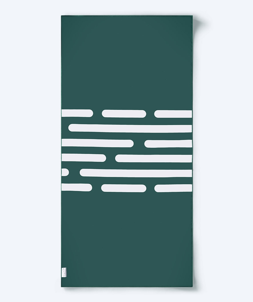 Watery ręcznik z mikrofibry (160 x 80 cm) - Eco Nebraska - Dust Zielony