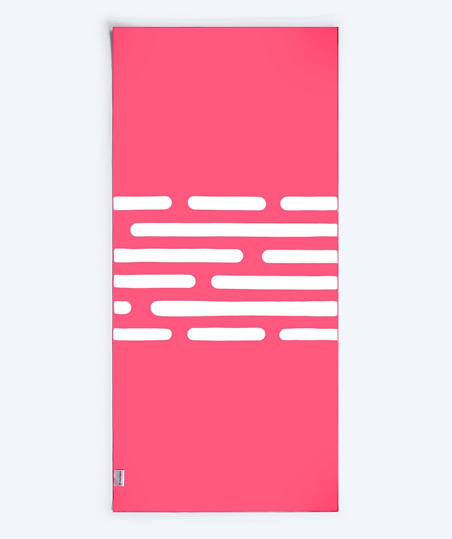 Watery ręcznik z mikrofibry (160 x 80 cm) - Eco Nebraska - Pinky