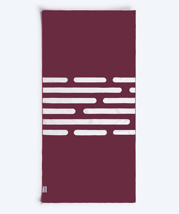 Watery ręcznik z mikrofibry (160 x 80 cm) - Eco Nebraska - Dust Red