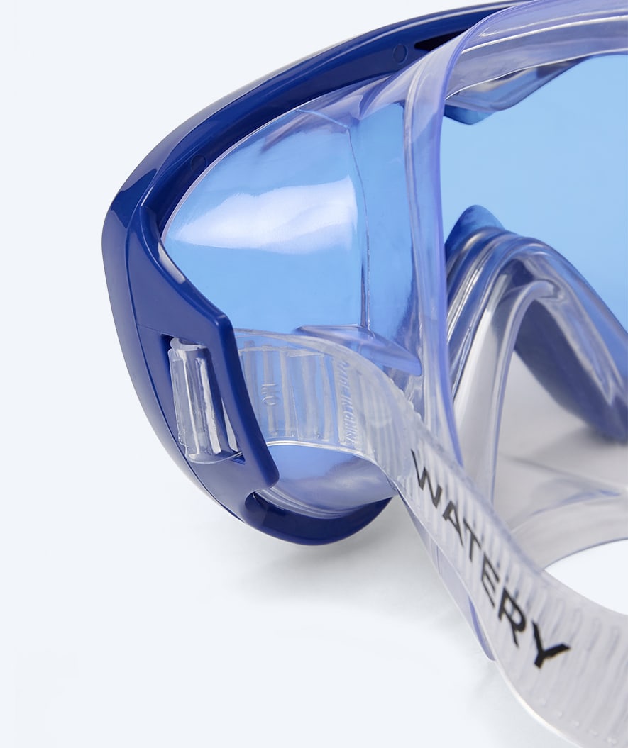 Watery maska do nurkowania dla młodzieży (8-15) - Nerina - Niebieski/niebieski