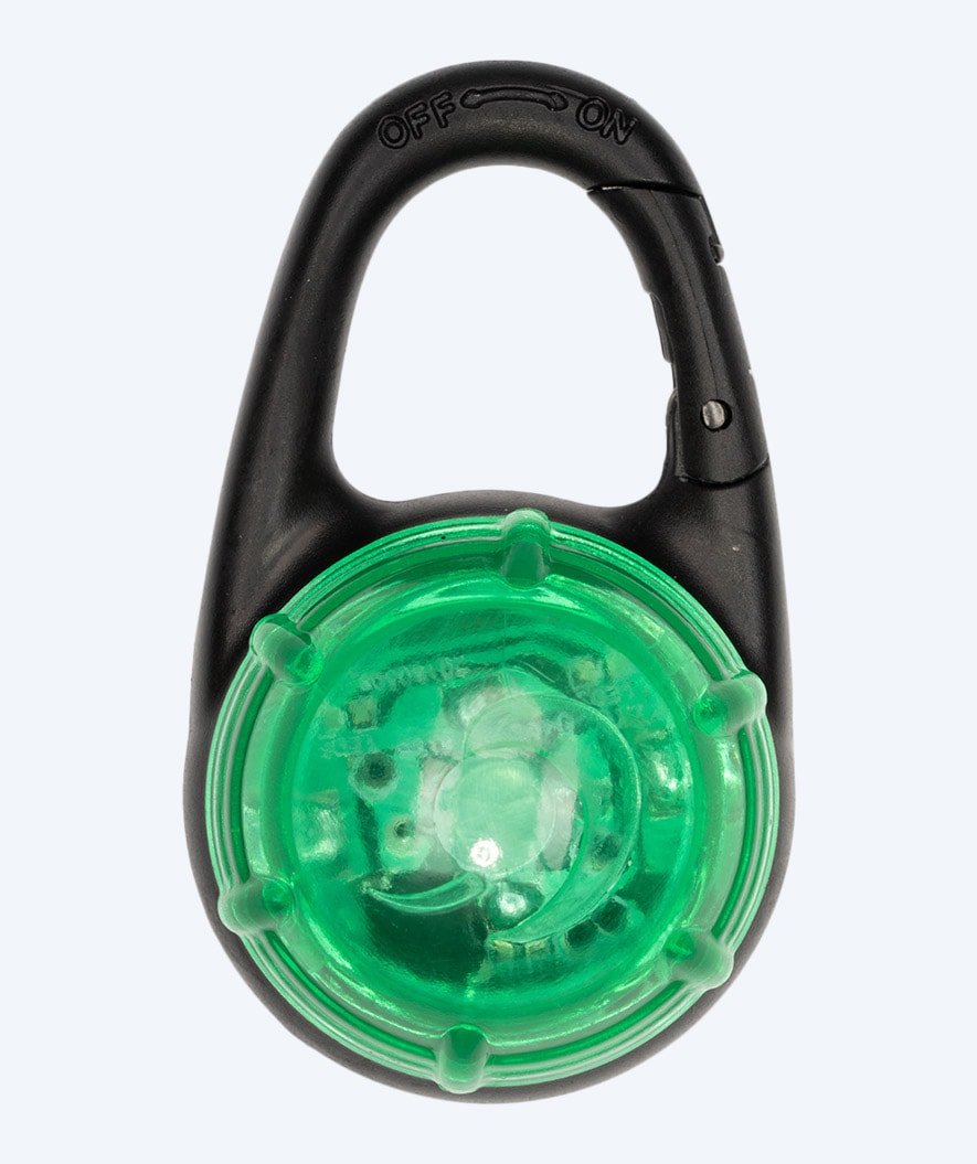 Watery wodoodporna lampka LED do torby pływackiej - Pro - Zielony