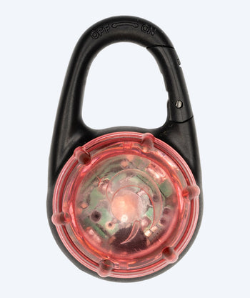 Watery wodoodporna lampka LED do torby pływackiej - Pro - Różowy