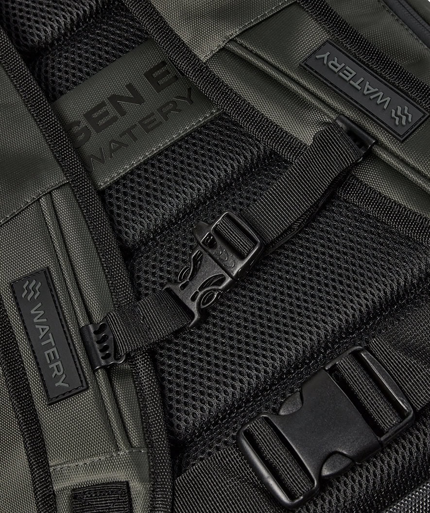 Watery torba pływacka - Oxygen Elite 45L - Ciemnozielony