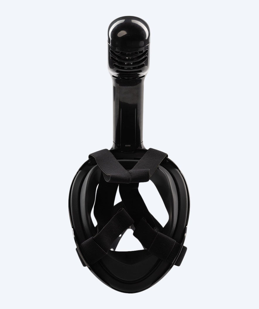 Watery pełnotwarzowa maska do snorkelingu dla dzieci - Oxygen - Czarny