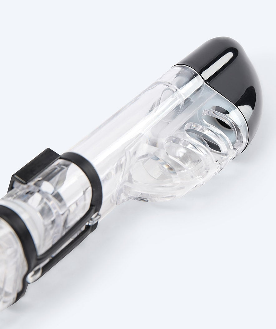 Watery pełnotwarzowa maska do snorkelingu dla dzieci - Pearl - Czarny