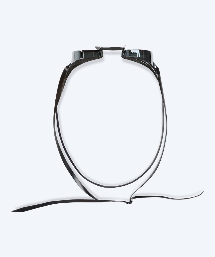 Watery okulary do pływania - Proflex Swedish Mirror - Czarny/Srebrny