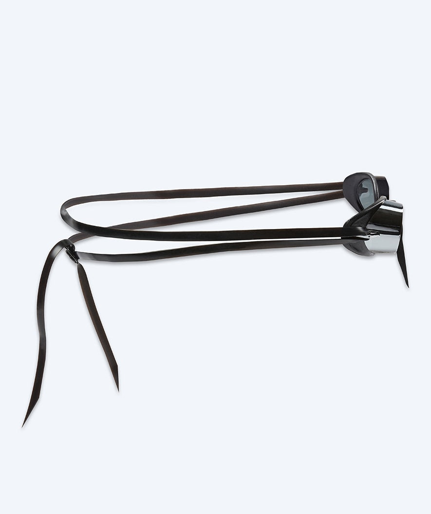 Watery okulary do pływania - Proflex Swedish Mirror - Czarny/Srebrny