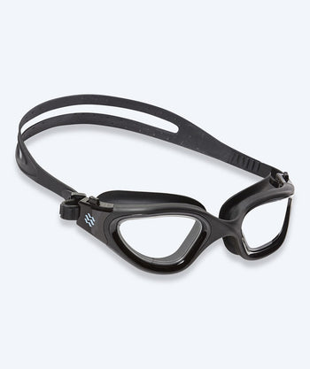 Watery okulary do pływania treningowe - Raven Active - Czarny/przezroczysty
