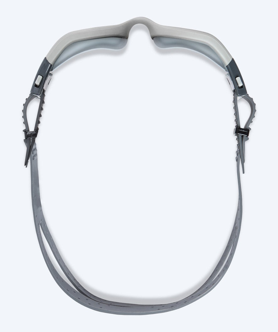 Watery okulary do pływania treningowe - Raven Active - Szare (przydymione soczewki)