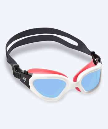 Watery okulary do pływania treningowe - Raven Active - Różowy/jasnoniebieski