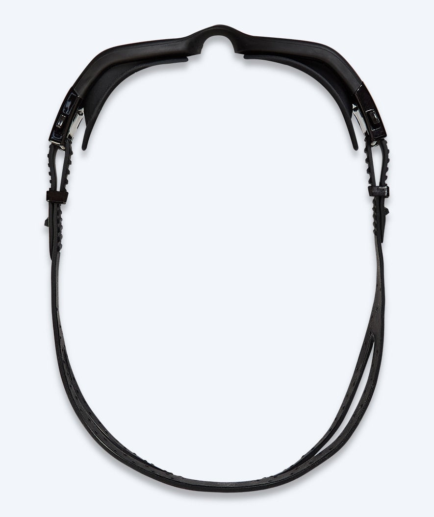 Watery okulary do pływania dla dorosłych krótkowidzów - (-2.0) do (-6.0) - Raven Active - Czarny (przydymione soczewki)