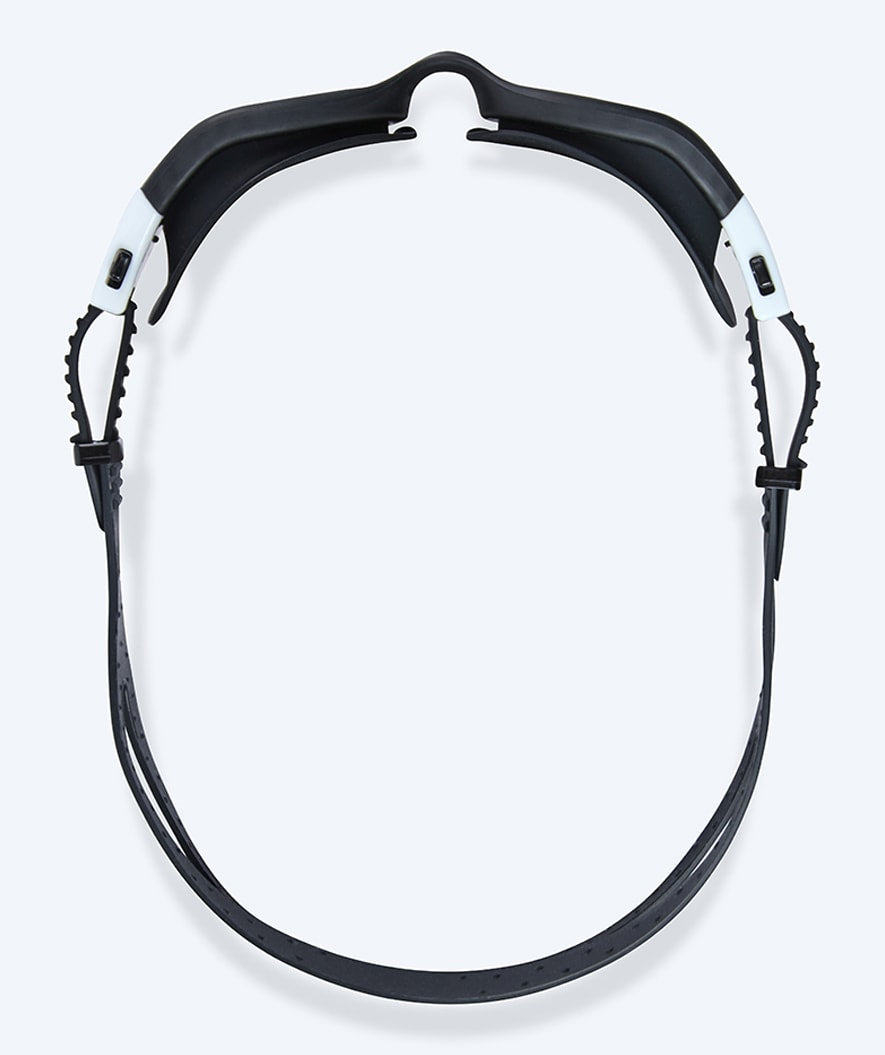 Watery okulary do pływania treningowe - Raven Mirror - Czarny/biały