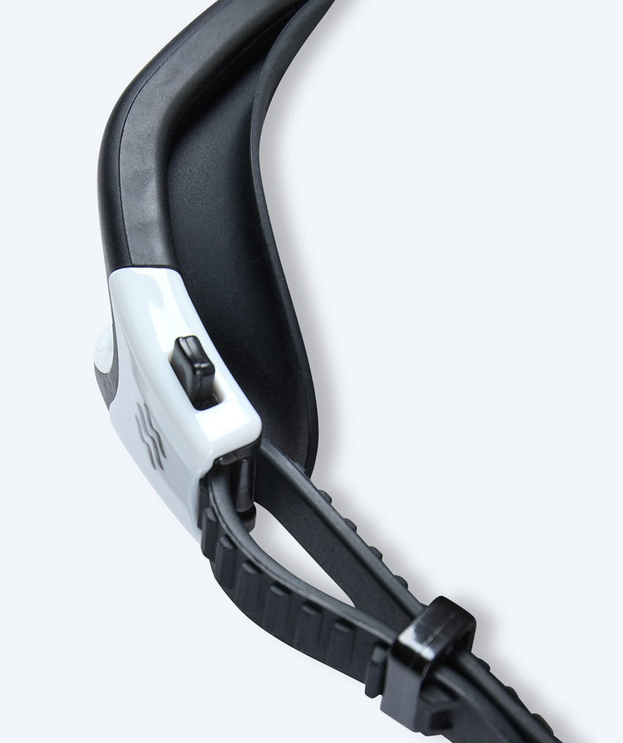 Watery okulary do pływania treningowe - Raven Mirror - Czarny/biały