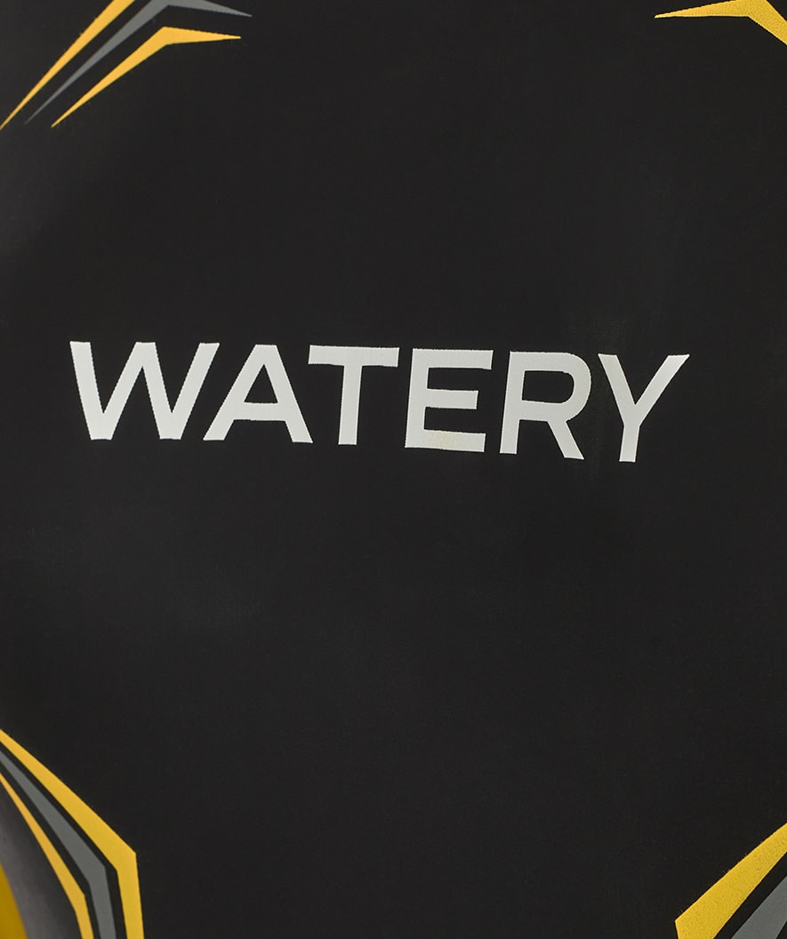 Watery pianka do pływania dla kobiet - Reptile Breast - Żółty