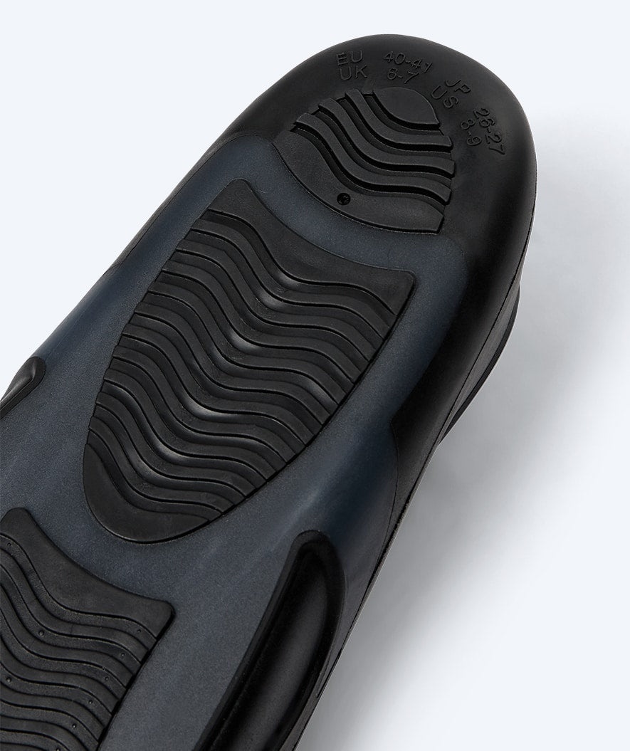 Watery płetwy do nurkowania dla dorosłych (36-45) - Rilian - Czarny/przezroczysty