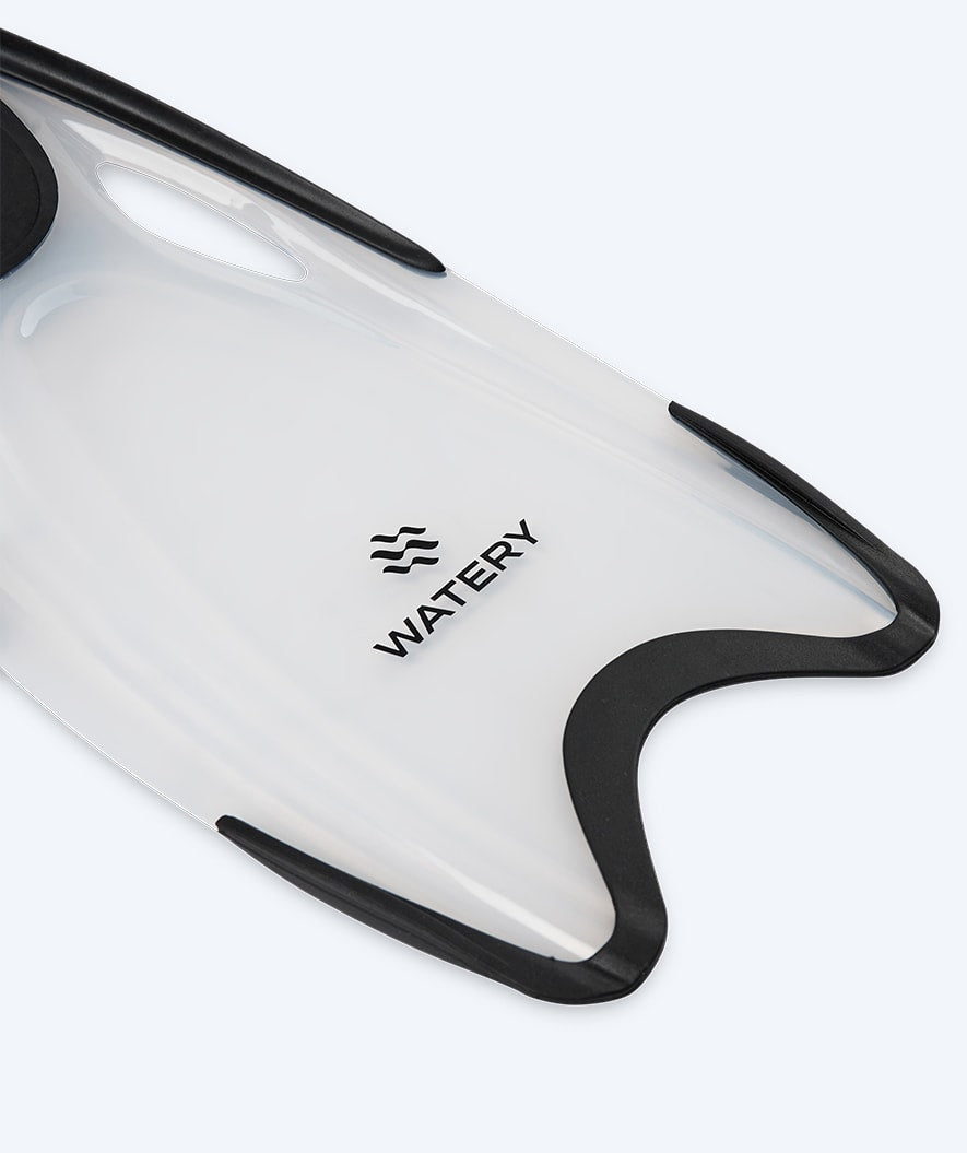 Watery płetwy do nurkowania dla dorosłych (36-45) - Rilian - Czarny/przezroczysty