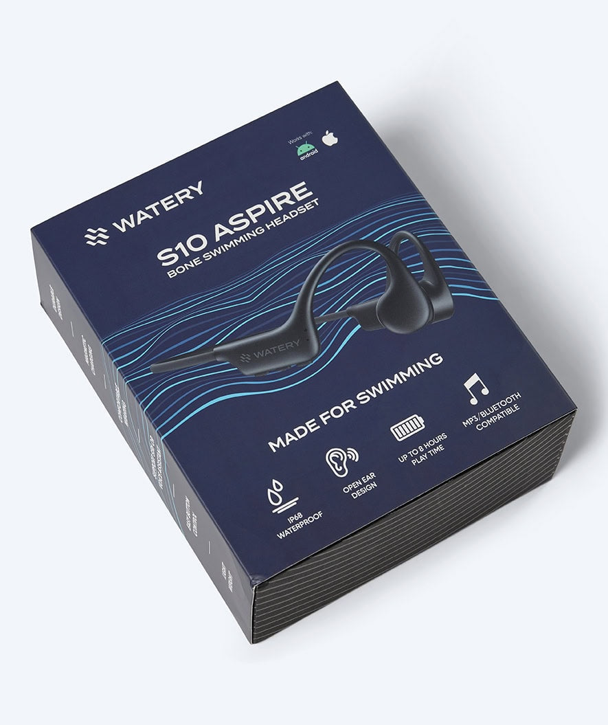 Watery wodoodporne słuchawki - S10 Aspire - Czarny