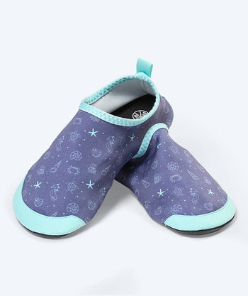 Watery skarpety na basen dla dzieci - Seadon - Atlantic Turquoise
