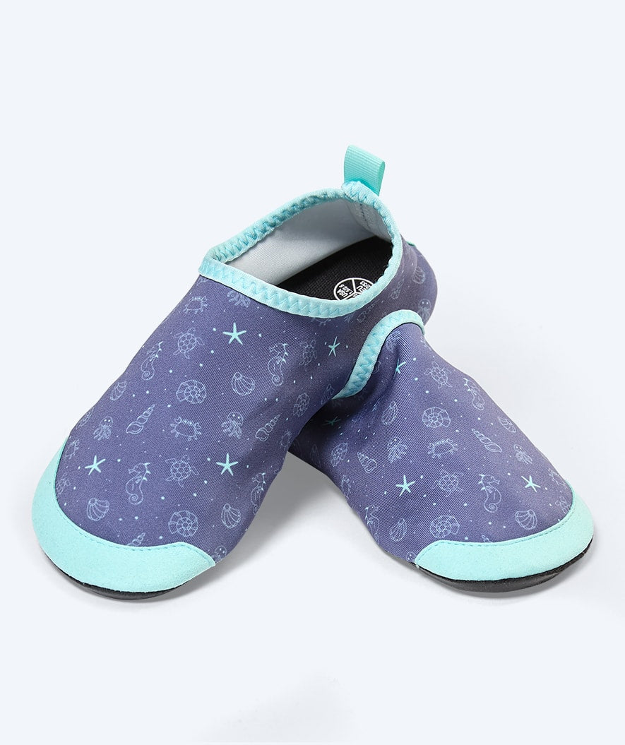 Watery skarpety na basen dla dzieci - Seadon - Atlantic Turquoise