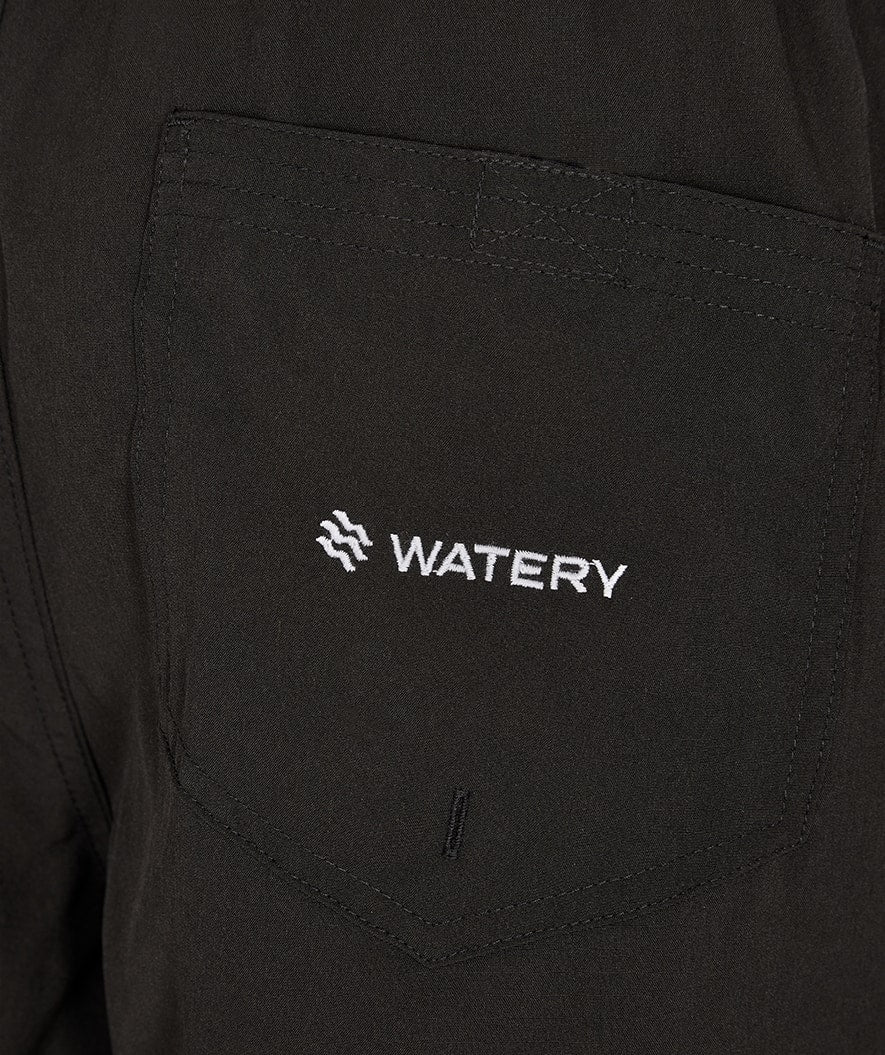 Watery spodenki plażowe dla mężczyzn - Signature Eco - Czarny
