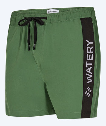 Watery spodenki plażowe dla mężczyzn - Signature Eco - Dust Green