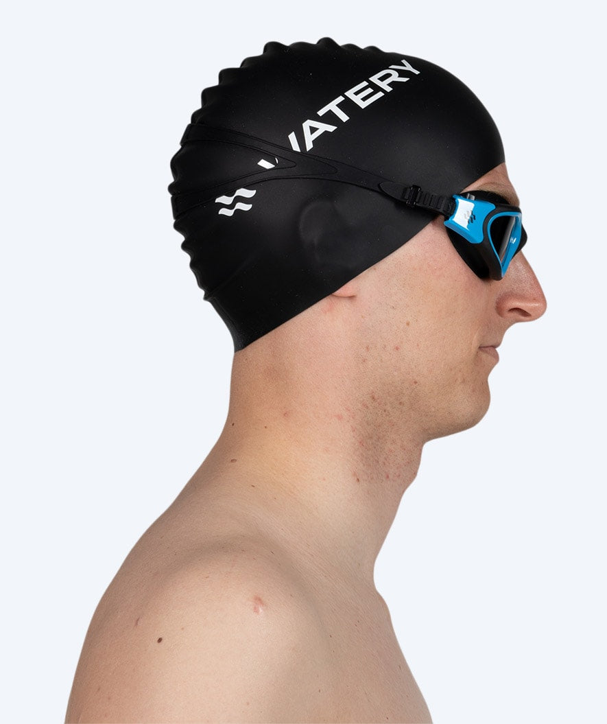 Watery czepek do pływania (od 10 lat) - Signature - Czarny