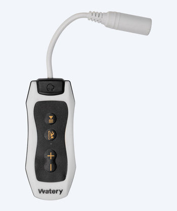 Watery wodoodporne słuchawki do pływania MP3 - Storm - Biały