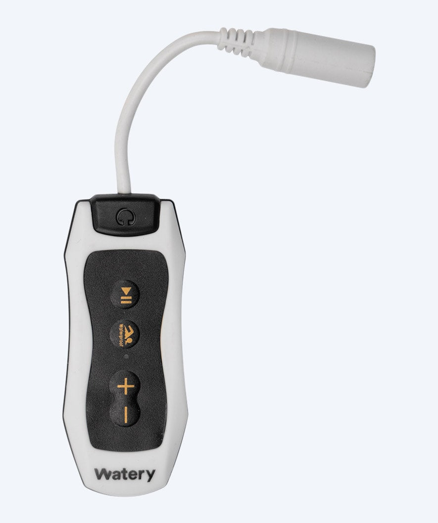 Watery wodoodporne słuchawki do pływania MP3 - Storm - Biały