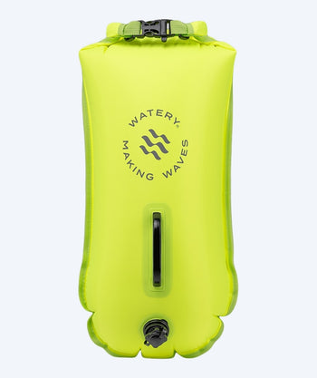 Watery wodoszczelna torba - Swim Buoy & Dry Bag 28L - Fluo żółty