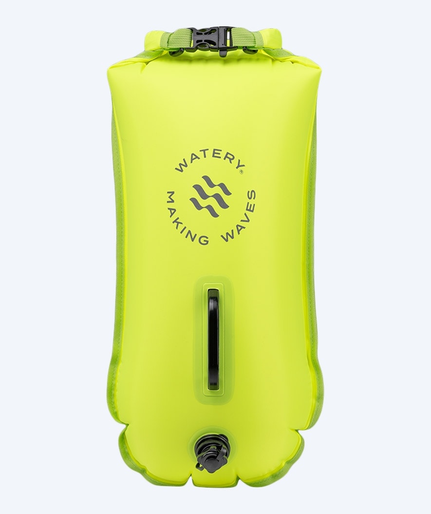Watery wodoszczelna torba - Swim Buoy & Dry Bag 28L - Fluo żółty