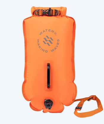 Watery wodoszczelna torba - Swim Buoy & Dry Bag 28L - Pomarańczowy