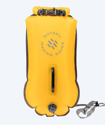 Watery wodoszczelna torba - Swim Buoy & Dry Bag 28L - Żółty