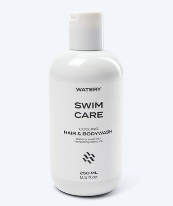 Watery chłodzący żel do mycia ciała i włosów wspomagający regenerację - Swimmers