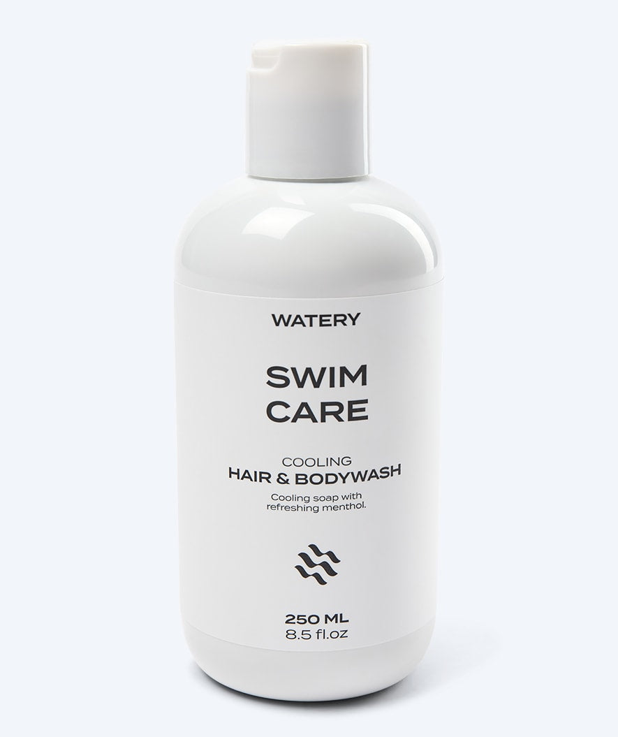 Watery chłodzący żel do mycia ciała i włosów wspomagający regenerację - Swimmers