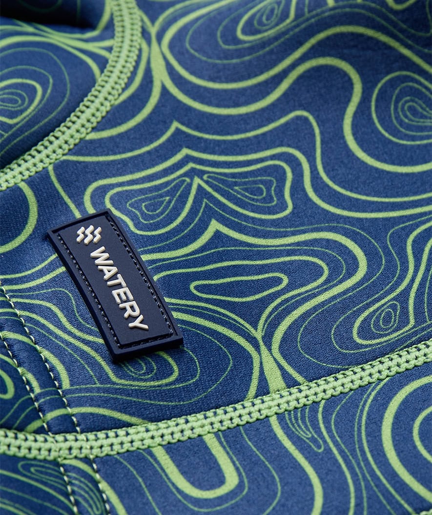 Watery pieluszka do pływania dla dzieci - Thetis Youngster - Zielony/niebieski