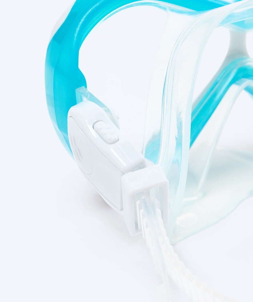 Watery maska do nurkowania dla dzieci (4-10 lat) - Triton - Jasnoniebieski
