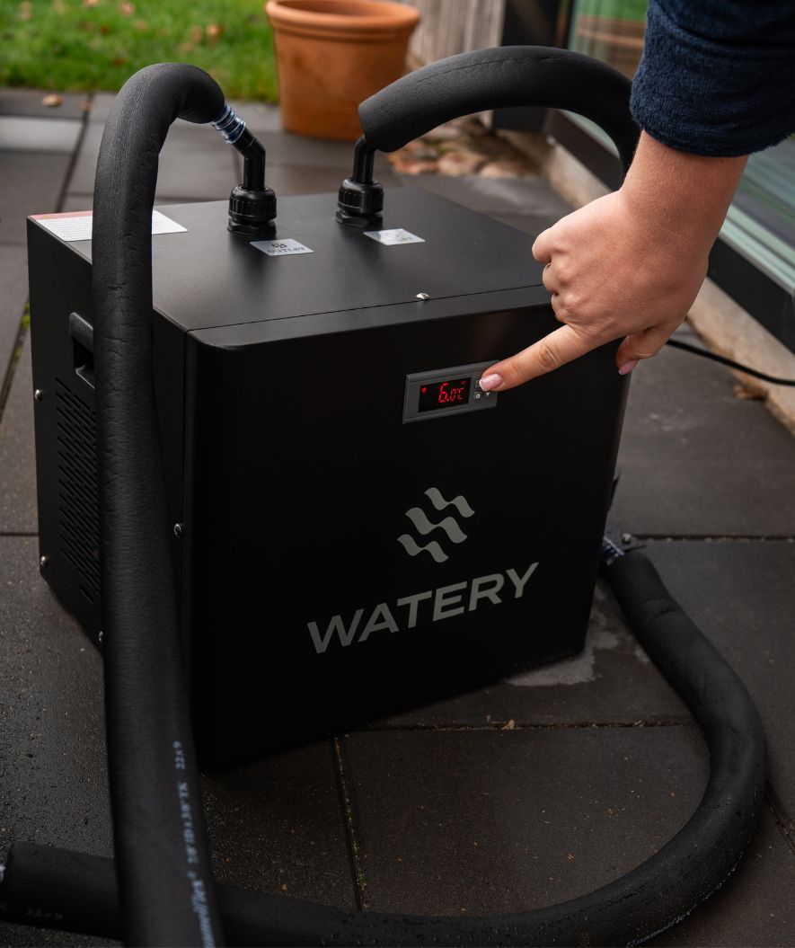 Watery chłodnica wody do basenu do morsowania - Dense Cooler - Czarny