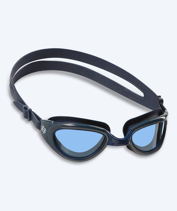 Watery okulary do pływania treningowe - Wade Active - Ciemnoniebieski/niebieski